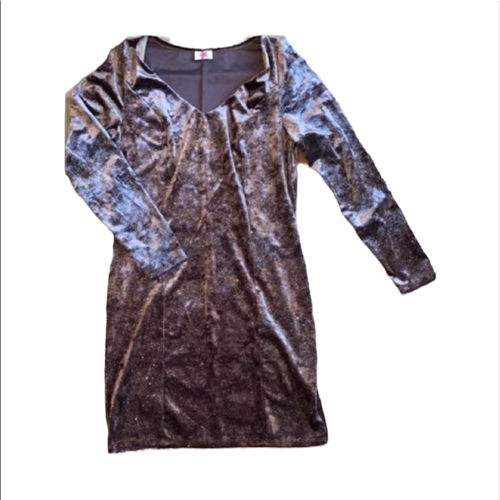 Brown Dress, half sleeve